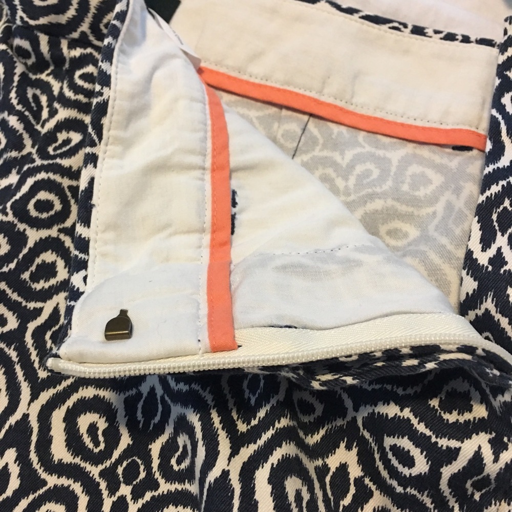 J. Crew Navy White Print Shorts - Picture 5 of 6